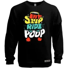 Світшот без начосу Eat Sleep Ride