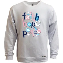 Світшот без начосу Faith Hope Peace