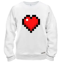 Свитшот Minecraft heart