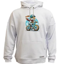 Худи без начеса "Заец на BMX"