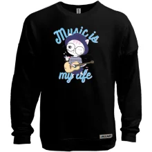 Світшот без начосу Music is My Life