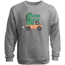 Світшот без начосу Crocodile in the car