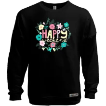Світшот без начосу Happy Weekend