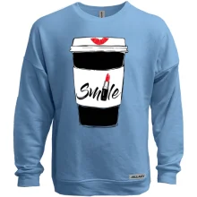 Світшот без начосу Coffee Smile