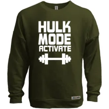 Світшот без начосу Hulk Mode Activate