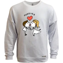 Світшот без начосу Kissing Couple Forever