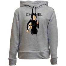 Дитяче худі без начосу Chanel woman with knife