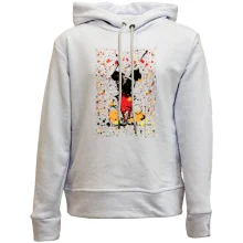 Дитяче худі без начосу Mickey mouse paint art