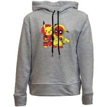 Дитяче худі без начосу Stitch and mickey mouse