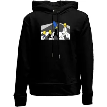 Дитяче худі без начосу Simpsons black and white