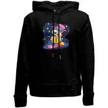 Детское худи без начеса Baby owl snowboard