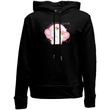 Детское худи без начеса Baby elephant pink