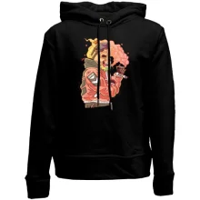 Детское худи без начеса Skull smokes