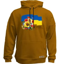 Худи без начеса "Украинская флора"