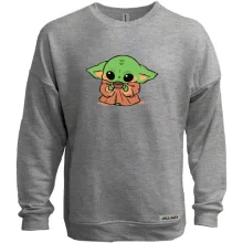 Свитшот без начеса Baby Yoda.