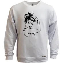 Світшот без начосу Pop art Power girl