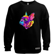 Світшот без начосу Dog multicolor art