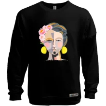 Світшот без начосу Woman with pop art portrait