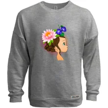 Світшот без начосу Baby with flowers