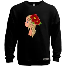 Світшот без начосу Baby with flowers 2