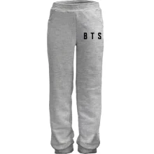 Детские трикотажные штаны BTS (надпись)