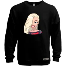 Свитшот без начеса Art. Blonde smiling