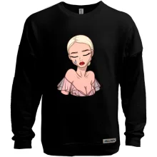 Свитшот без начеса Art. Blonde crying