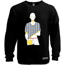 Свитшот без начеса Bald guy anime