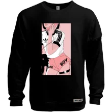 Свитшот без начеса Girl in adidas