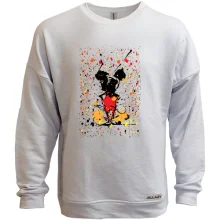Світшот без начосу Mickey mouse paint art