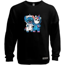Світшот без начосу Stitch and unicorn