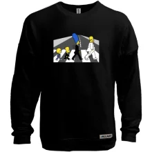 Свитшот без начеса Simpsons black and white