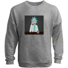 Свитшот без начеса Rick is tired