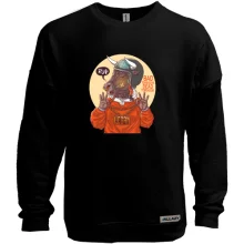 Свитшот без начеса Bull in a helmet