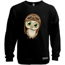 Свитшот без начеса Baby owl pilot