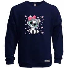 Свитшот без начеса Baby raccoon girl
