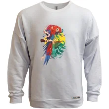 Свитшот без начеса Parrot bright art