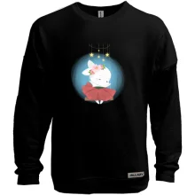 Свитшот без начеса Baby rabbit in a skirt