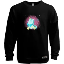 Свитшот без начеса Baby unicorn blue