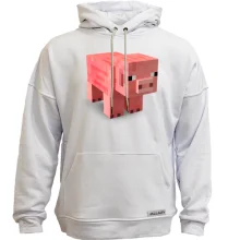 Худи без начеса Minecraft Pig