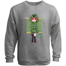 Свитшот без начеса Minecraft Girl