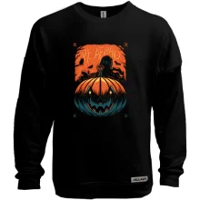 Свитшот без начеса Halloween pumpkin. Be afraid
