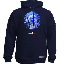 Худи без начеса STANDOFF 2 Blue Santa
