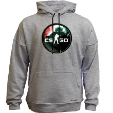 Худі без начосу з круглою емблемою CS GO