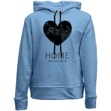 Детское худи без начеса с сердцем "Home Николаев"