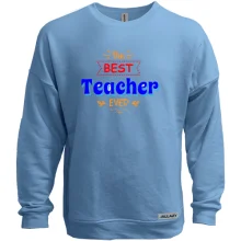 Свитшот без начеса the best teacher ever