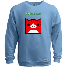 Свитшот без начеса GEOMETRY DASH CAT SKIN