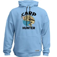 Худі без начосу з коропом і приманкою «Carp Hunter»