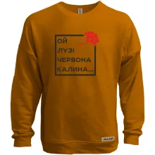Свитшот без начеса Ой у лузі червона калина...