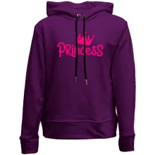 Детское худи без начеса с короной "princess"